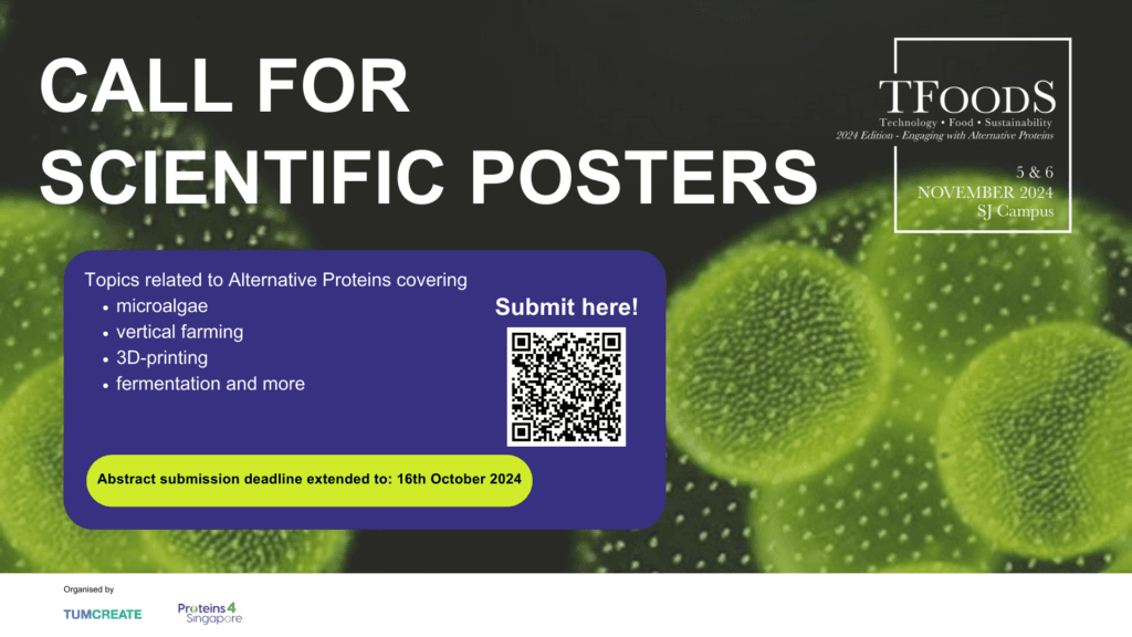TFoodS 2024 Call for posters CREATE TV extension