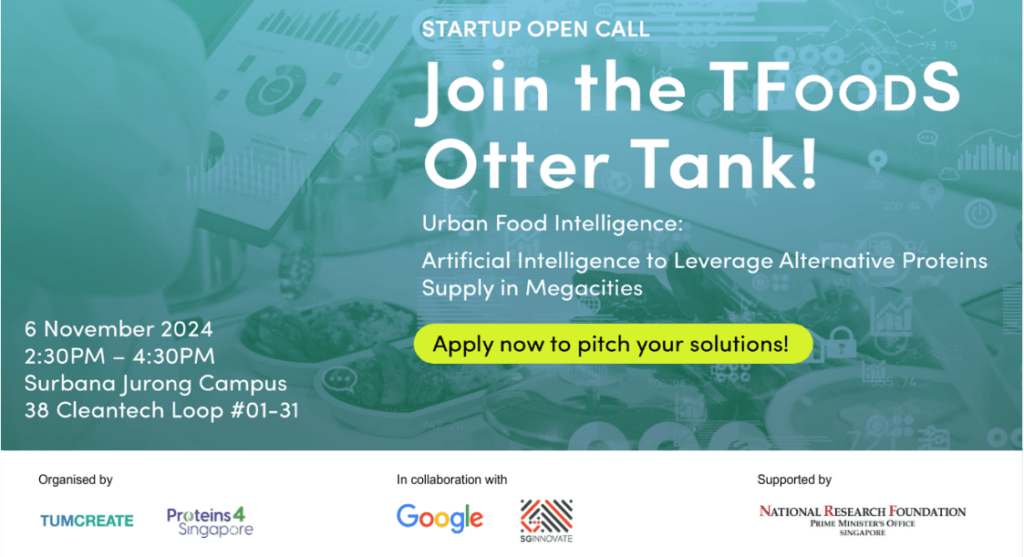 TUMCREATE TFooDs 2024 otter tank